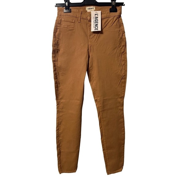 NWT L'AGENCE Marguerite Jean Camel 25 - Picture 1 of 7